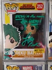 Deku (Battle) Funko POP Hot Topic exclusive with Justin Briner   autograph!