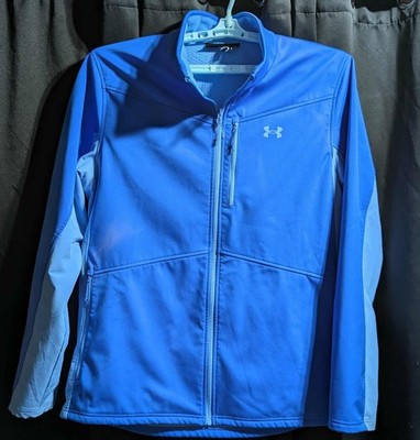 Men Under Armour UA ColdGear Xstorm Jacket Blue Size XXL