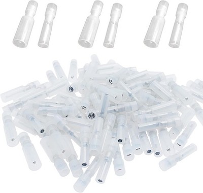 50 Pcs Bullet Connectors Quick Disconnect Terminals Nylon Insulated Female Male
