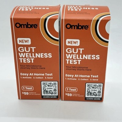2 Ombre Gut Wellness Microbiome Easy At Home Test Brand New