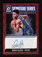 2018 Panini Donruss Optic Signature Series Choice Prizm Aaron Holiday Auto 0ed0