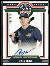 2022 Panini Stars & Stripes USA #NTDP-OE Owen Egan National Team Auto  #/499