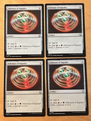 Magic the Gathering MTG 1x Talisman of Impulse Commander Modern Horizons 3 NM