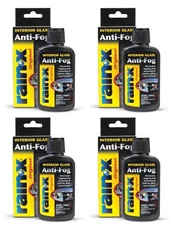 Rain-X AF21106D INTERIOR GLASS ANTI-FOG TREATMENT - 3.5 oz - 4 BOTTLES