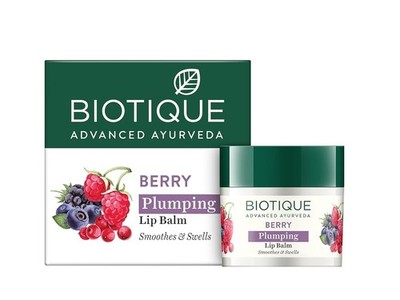 Biotique Berry Plumping Lip Balm | Glättet und pflegt | Schwillt die Lippen a...