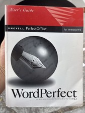 Vintage Novell PerfectOffice WordPerfect V6.1 Manual Book