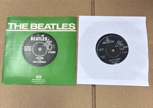 Beatles i Feel Fine/ She's a Woman  7" Vinyl Single Picture Sleeve UK NEW R5200