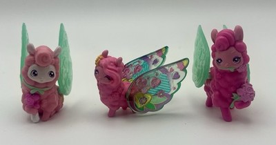 Lot Of 3 Spin Master Hatchimals CollEGGtibles Rainbow Cation Llama Florists