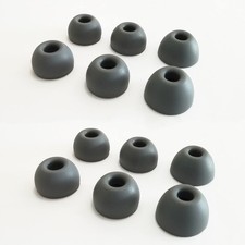 Replacement Ear Tips for Beats Fit Pro Studio Buds 6 Pairs Silicone Gray