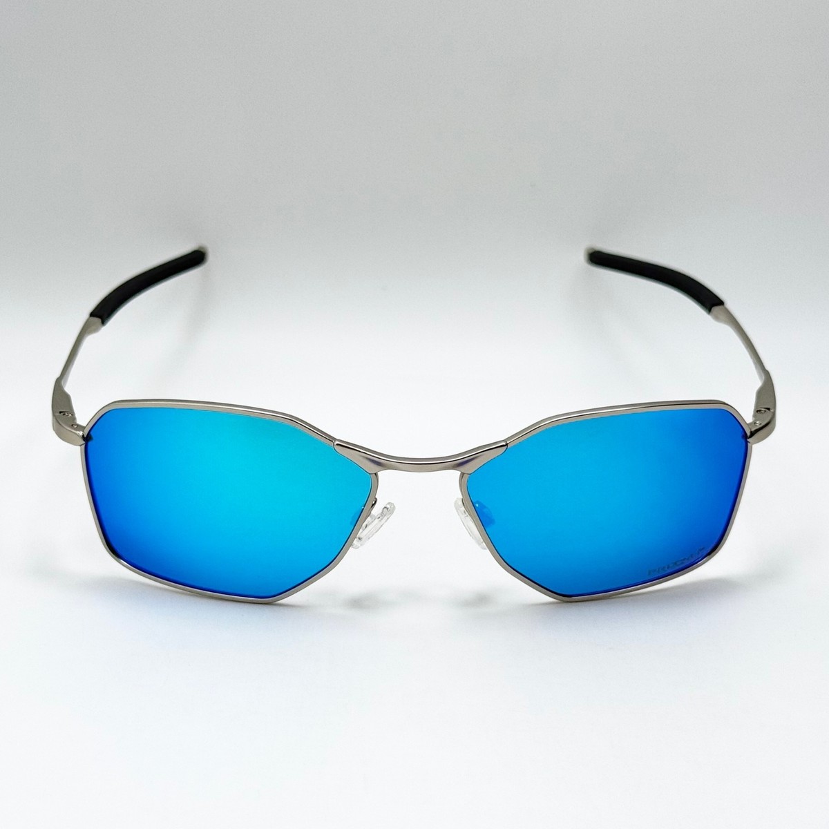 Oakley Savitar OO6047 Titanium Sunglasses Silver Prizm Sapphire