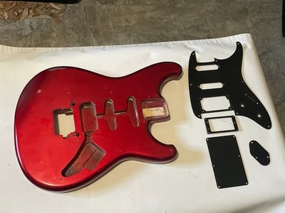 1985 Japan Ibanez Roadstar II RS440 Red Guitar Body Pro Rock'r Tremolo Ready