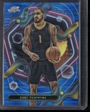 2023-24 Topps Chrome Cosmic #54 Obi Toppin Blue Moon Refractors #/99