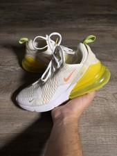 Nike Air Max 270 White Yellow Strike W for sale | eBay