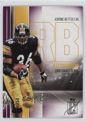 2024 Topps Signature Class Magenta /250 Jerome Bettis #49 HOF 19lw