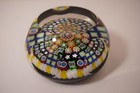 Rare 1992 Perthshire Millefiori Facetted Annual Collection Art Glass Paperweight — photo 3