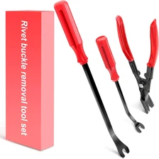 Clip Pliers Trim Removal Tools - 3 Pack Car Removal Tool Set to Remove Rivets 