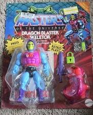 SKELETOR DRAGON BLASTER MASTER OF THE UNIVERSE 2022 RETRO DELUXE FIGURE SET NEW