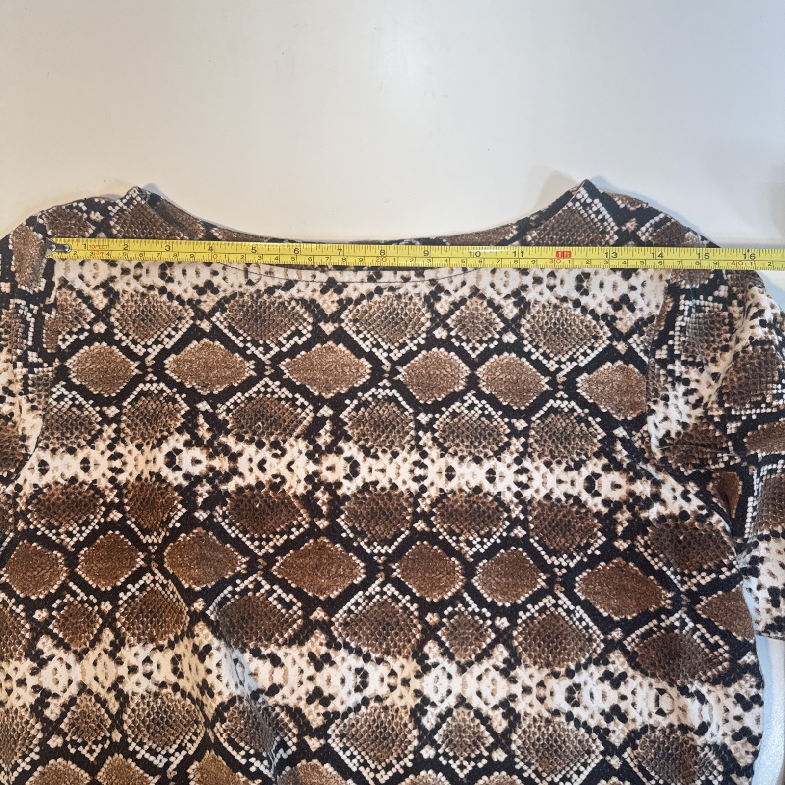 Ruby Rd Women's Pullover Top Medium Snake Print S… - image 5