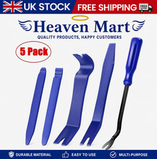 5Pcs Car Trim Removal Tool Kit Set Door Panel Fastener Auto Dashboard Plastic UK