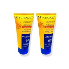 2x My Choice Advanced Sun Block Body Sunscreen Lotion SPF60 PA  UVA/UVB 150 g