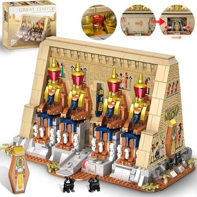 Tok Moc Ancient Egyptian Temple Architecture Building Blocks Set 2568pcs NEW!!!