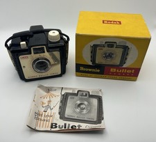 Vintage Eastman Kodak Brownie Bullet Camera with Box and Instructions Manual