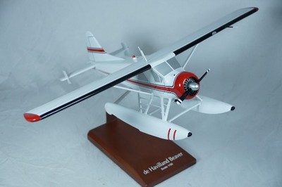 Lg. Rare Vintage De Havilland DHC-2 Beaver Desk Top 1/32 Model SC Airplane MINT!