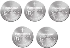 5 pieces CR2012 LM2012 BR2012 2012 Panasonic bulk 3V Lithium Battery
