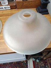 3 X Large Vintage Holophane Lamp Shades 14 1/2"