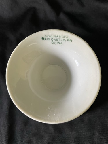 Vintage Shenango China Floral Footed Pedestal Dessert Dish Bowl - Picture 4 of 5