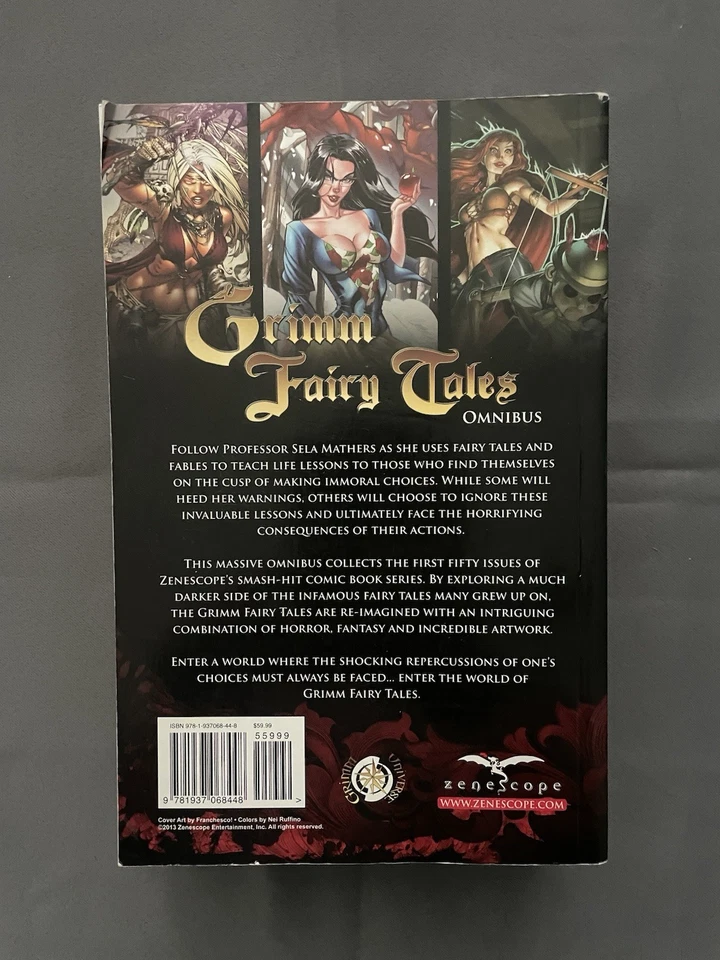 Zenescope Grimm Fairy Tales Omnibus Volume 1 1st Edition Paperback 2013 OOP - Image 2 of 4