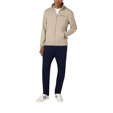 Champion - Tuta Uomo Leggera con Zip Intera Standard Fit, Beige Codice 222248...