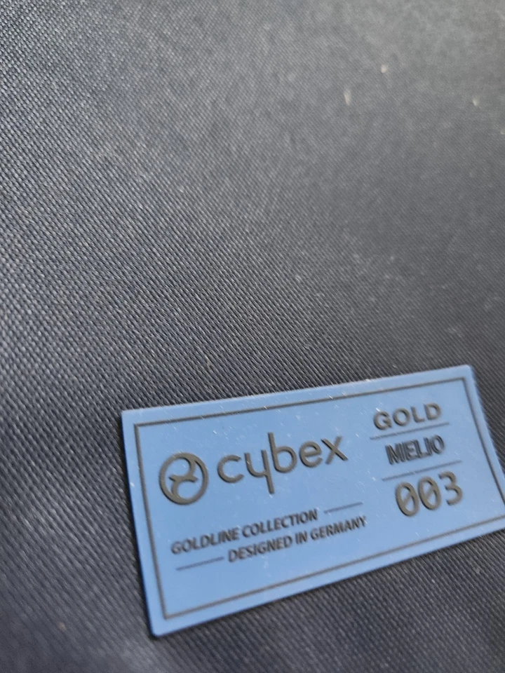 Cuna de transporte CYBEX Gold Melio 003 Azul náutico *Excelente condición* **Envío rápido** Foto 2 de 4