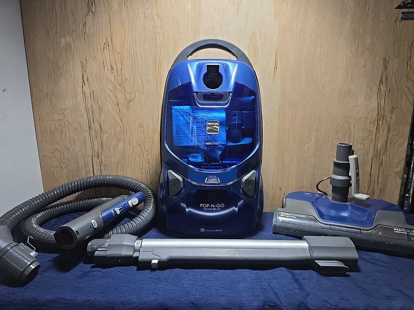 Kenmore BC4026 Bagged Canister Vacuum Blue, Read Desc. 814953015574 eBay