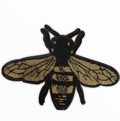 super cute big bug sparky bee iron on patch