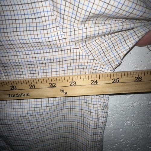 Brooks Brothers 346 Plaid Button Up Long Sleeve Shirt Non Iron Cotton Mens Large - Picture 5 of 7