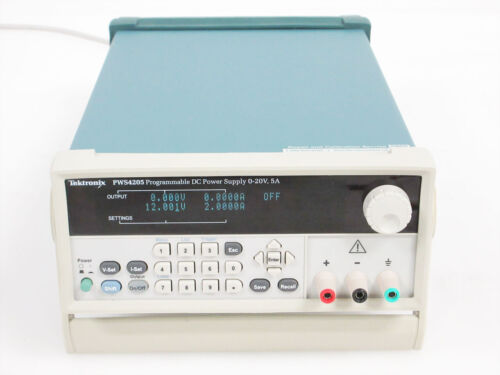 TEKTRONIX PWS4205 PROGRAMMABLE DC POWER SUPPLY 20V 20 V 5A 5 A - FULLY TESTED V