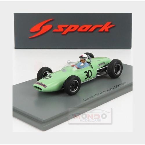 1:43 SPARK Lotus F1 18-21 #30 France Gp 1961 H.Taylor Very Light Green S7445 Mod - Bild 2 von 2