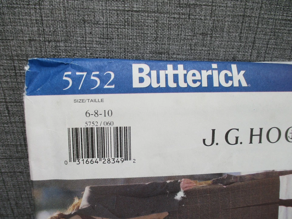 Butterick 5752 Misses Sewing Pattern Size 16 8 10 Skirt Jacket Vest - Image 2 of 4
