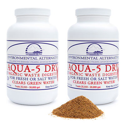 Set 2x AQUA 5 DRY Filterbakterien Bio Teichbakterien 300 m³ Filter Starter Koi 