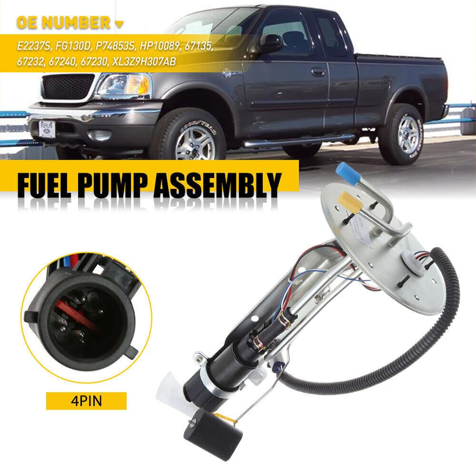 Conjunto de bomba de combustível para Ford F-150 XL Lariat Crew Cab 1999-2003 4.2L 4.6L 5.4L - Imagem 3 de 4