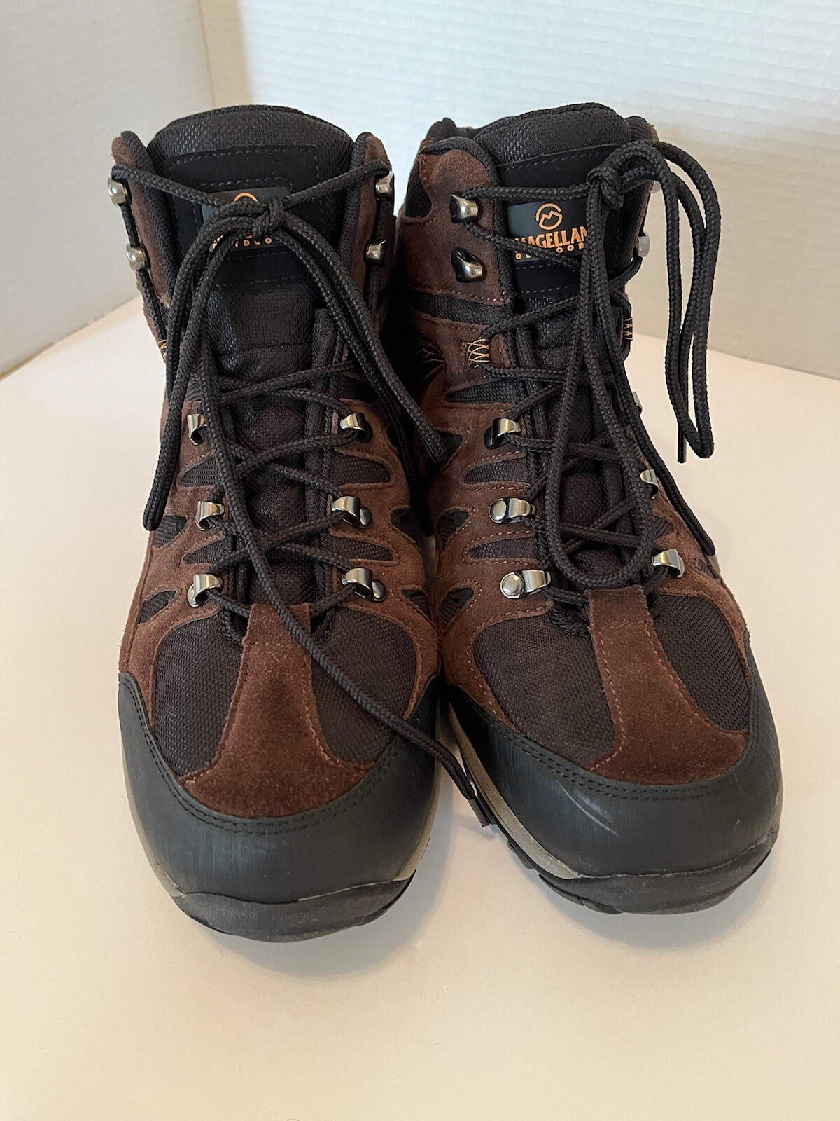 Magellan Outdoors Men's Brown & Black Hiking Boots Size 11.5-image