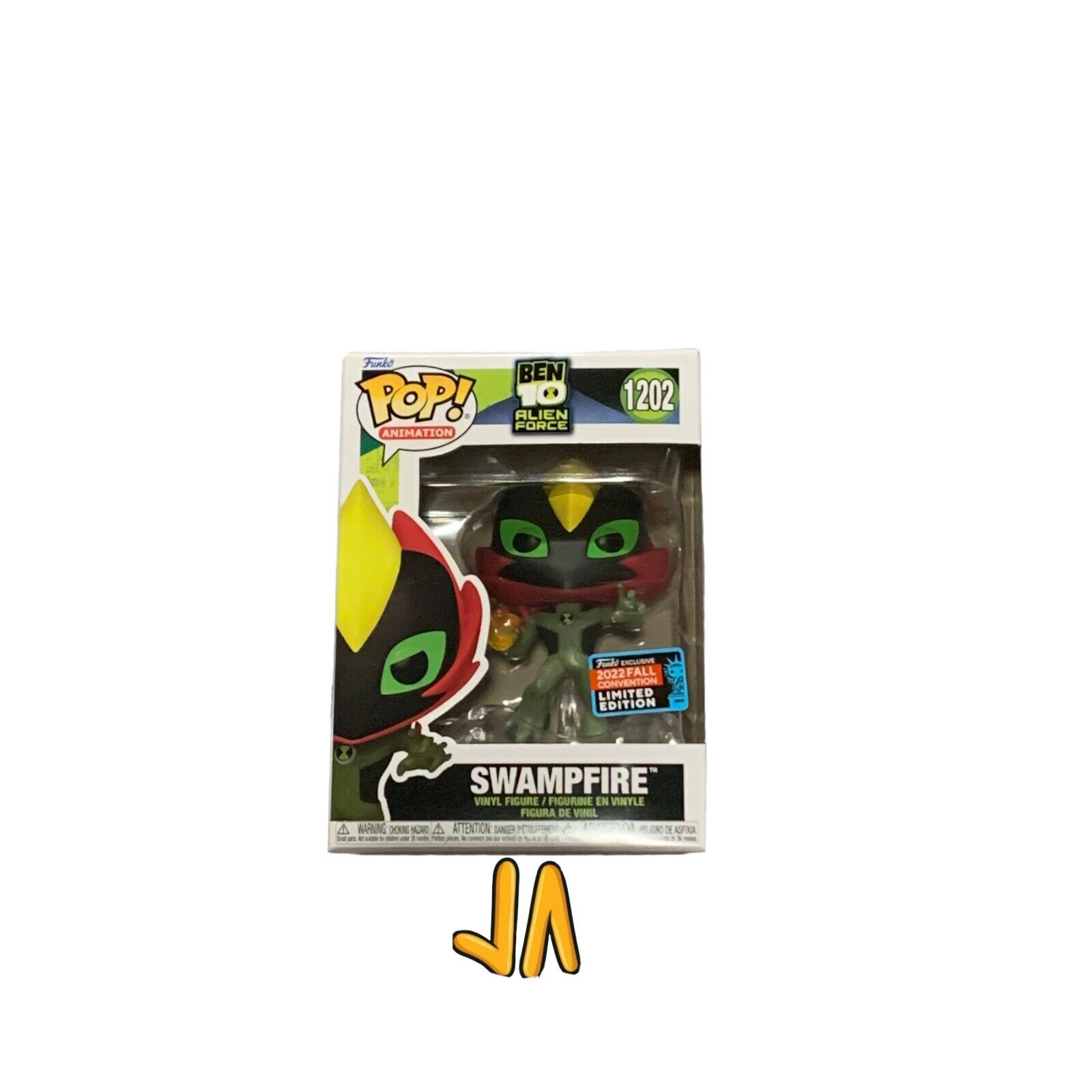  Funko Pop! TV: Ben 10- Swampfire Vinyl Figure (Fall 2022 Shared  Convention Exclusive) : Toys & Games