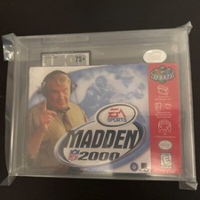 Thumbnail of ebay&reg; auction 365499275688 | Nintendo 64, N64 Madden NFL 2000 - UKG 75+ Brandneu/Sealed/Graded