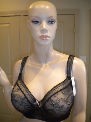 CACIQUE BLACK & NUDE SEXY LACE SUPPORT EVERYDAY SOLUTION NWT $48.50
