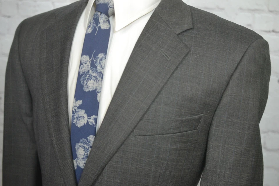 Alfani мужской коричневый GLEN PLAID REG FIT шерсти Sport пальто Blazer куртка размер 40R - Изображение 2 из 4