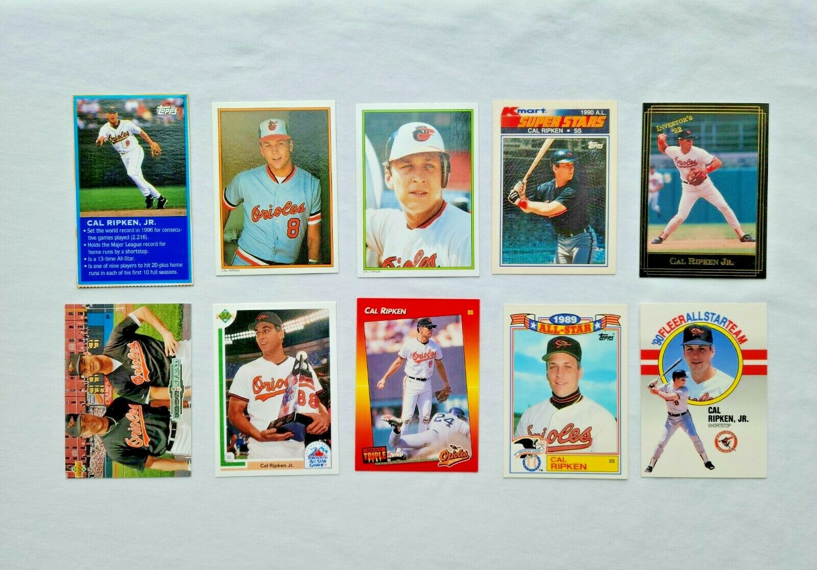 Cal Ripken Jr Rare Oddball Lot (10 Cards) | eBay