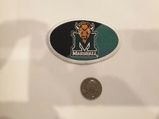 Marshall University Thundering Herd  Embroidered Iron On Patch 3.5"X2.25