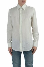 Dolce & Gabbana "Slim Fit" Men's Multi-Color Striped Dress Shirts US 16 17