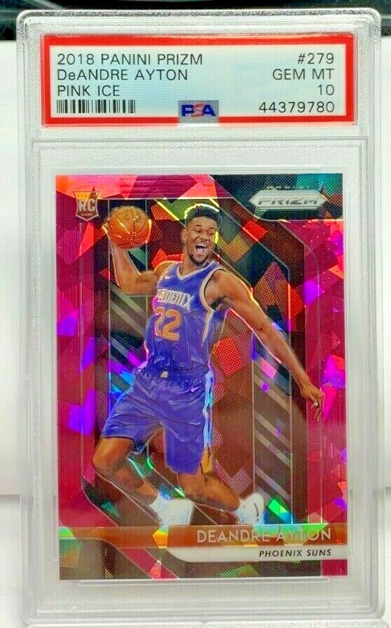 DeAndre Ayton 2018-19 Panini Prizm PINK ICE Prizm Refractor RC